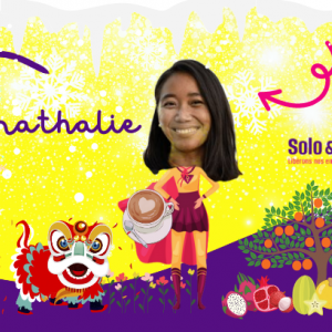Nathalie, SUPER distributrice de doses de bonheur des Solo&co Days